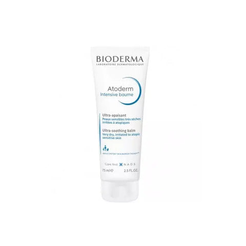 Bioderma Atoderm Intensive Gel-Crema 75ml by Jag Couture London, showing the tube with blue and white packaging and product label.