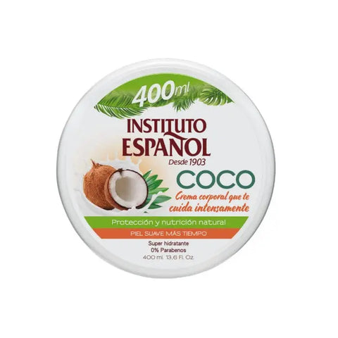 Jag Couture London New York Coconut Body Cream, 400ml, featuring a smooth, hydrating formula in a sleek jar.