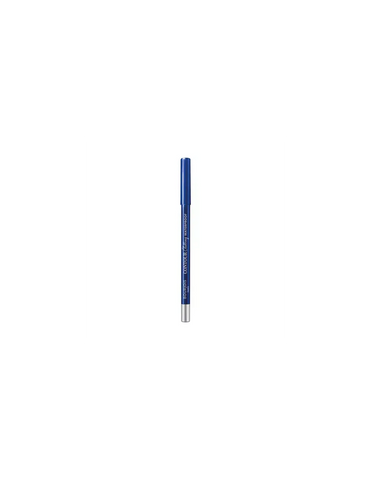 Bourjois Contour Clubbing waterproof eye pencil in 046 Bleu Neon, shown with sharpened tip and vibrant blue color.
