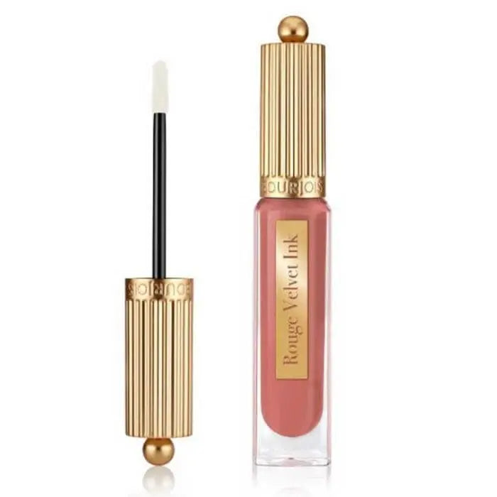 Jag Couture London New York Bourjois Rouge Velvet Ink 06 Rose & Merveille lip product in 3.5ml tube, showing the sleek packaging.