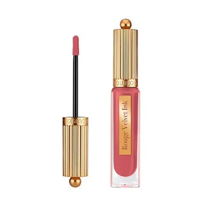 Bourjois Rouge Velvet Ink 23 liquid lipstick in 3.5ml tube, featuring deep red shade on a neutral background