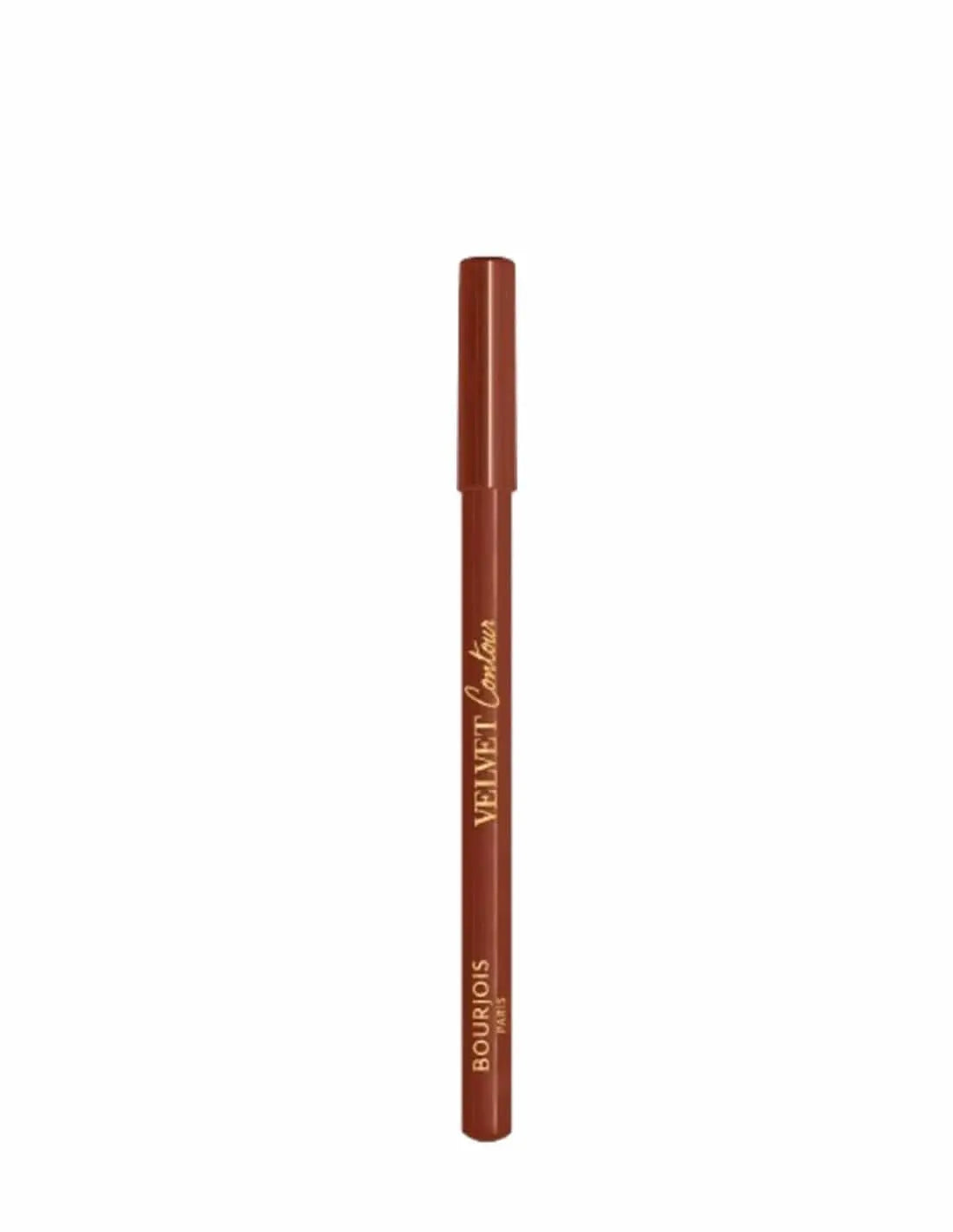 Bourjois Velvet Contour Lip Pencil in 33 Pari'sienne, 1.14g, by Jag Couture London - New York, displayed on a neutral background.
