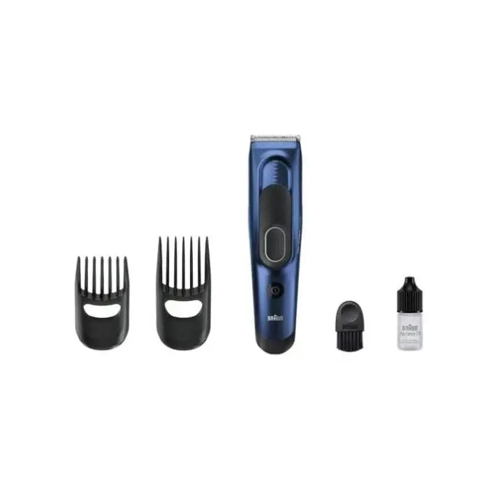 Braun Hair Cutter by Jag Couture London New York with ergonomic handle and adjustable blades for precise styling