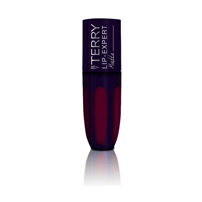 By Terry Lip Expert Matte 16 Midnight Instinct lipstick tube in black packaging with product label visible.