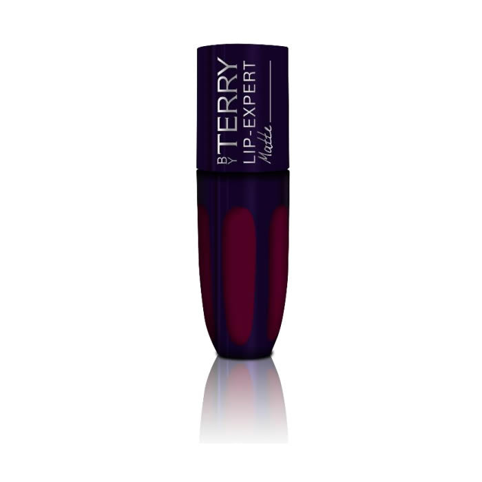 By Terry Lip Expert Matte 16 Midnight Instinct lipstick in a sleek tube, shown with the shade visible.