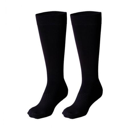 Calcetin Medilast Relax Silver Negro Grande Jag Couture London - New York