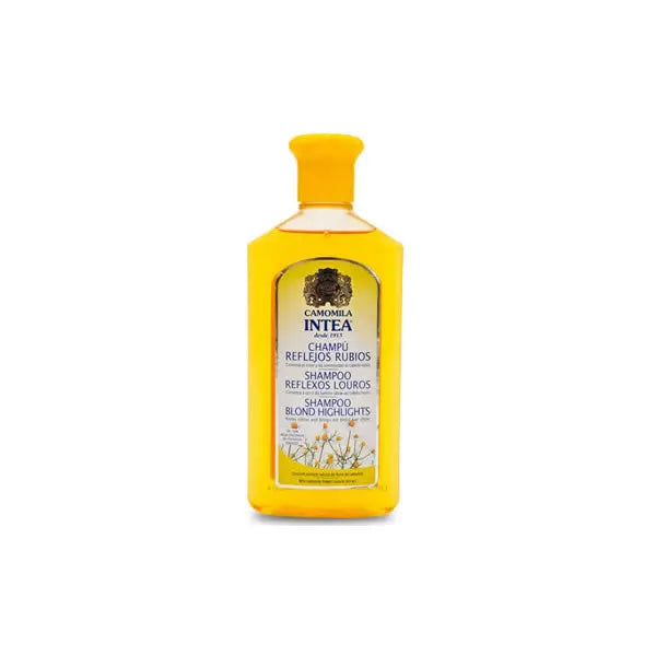 Jag Couture London blond highlights chamomile Intea shampoo bottle, 250ml for gentle hair lightening and brightening.