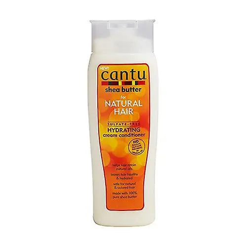 Cantu for Natural Hair Hydrating Cream Conditioner in 400ml jar, with Jag Couture London New York branding visible.