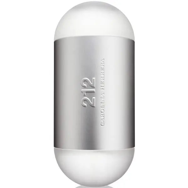 Carolina Herrera 212 NYC eau de toilette spray 100ml, featuring a sleek bottle design with a silver cap and modern branding.