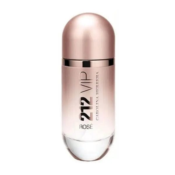 Carolina Herrera 212 VIP Rose perfume spray in 125ml bottle, elegant design, showcasing the luxurious fragrance.