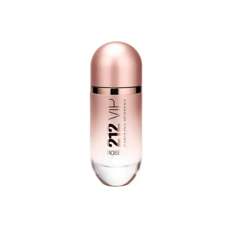 Carolina Herrera 212 VIP Rose Eau De Perfume Spray 50ml with elegant bottle design and floral accents.