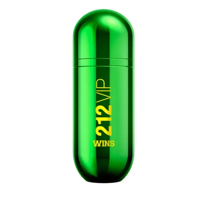 Carolina Herrera 212 VIP Wins Eau De Perfume Spray 80ml displayed in a sleek bottle with a stylish cap.