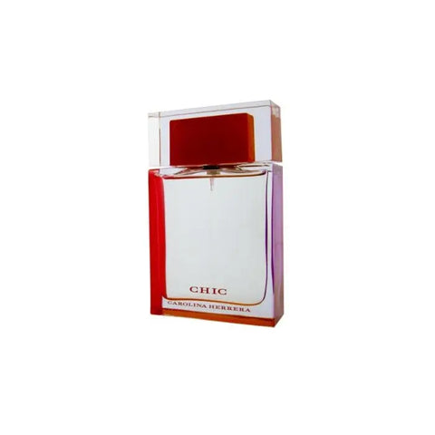 Carolina Herrera Chic Eau de Perfume spray 80ml by Jag Couture London New York, featuring elegant perfume bottle with floral design.