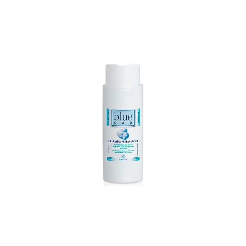 Jag Couture London New York Catalysis Blue Cap Skin Shampoo 150ml bottle with blue cap and label, close-up view.