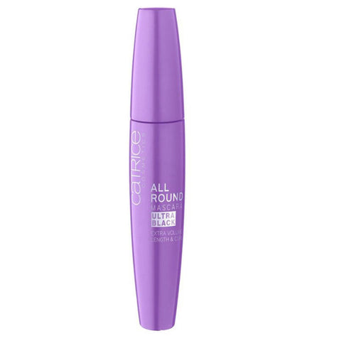Catrice Allround Mascara in Blackest Carbon Black by Jag Couture London-New York, showing the mascara wand and tube.
