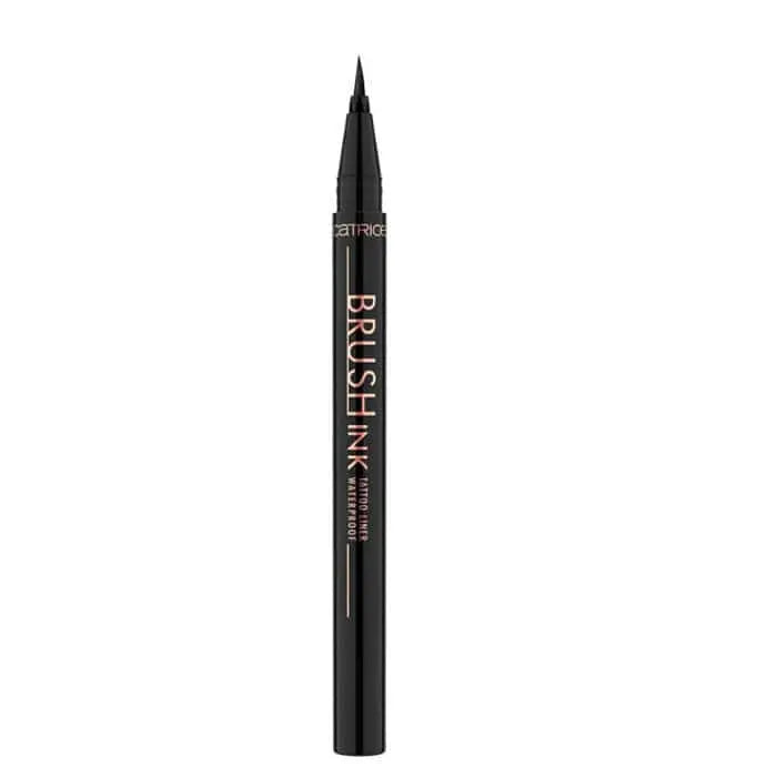 Catrice Brush Ink Tatto Liner Waterproof in 010 Black, a precise eyeliner pen by Jag Couture London New York with 1ml ink.