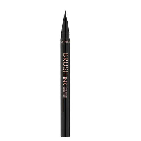 Catrice Brush Ink Tatto Liner Waterproof in 010 Black, a precise eyeliner pen by Jag Couture London New York with 1ml ink.
