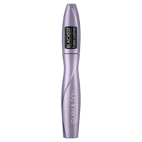 Catrice Glam & Doll False Lashes Mascara in Black, 9.5ml, featuring a sleek tube and wand for voluminous lash enhancement.