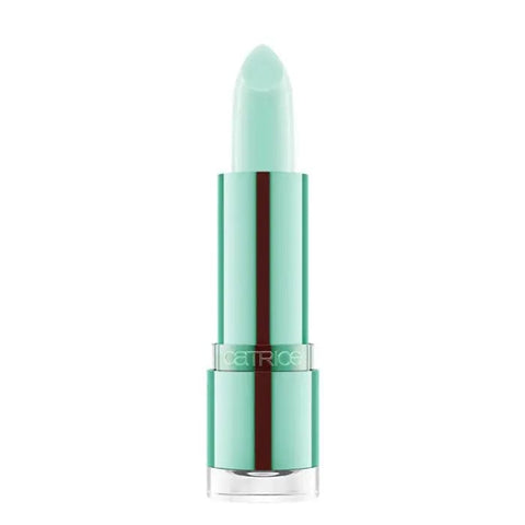 Catrice Hemp & Mint Lip Balm 010 High On Life in 4.2g container, with green mint and hemp ingredients visible on the packaging.