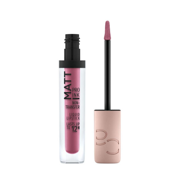 Catrice Matt Pro Ink Non-Transfer Liquid Lipstick in shade 060, featuring a sleek 5ml tube and applicator for bold matte color.