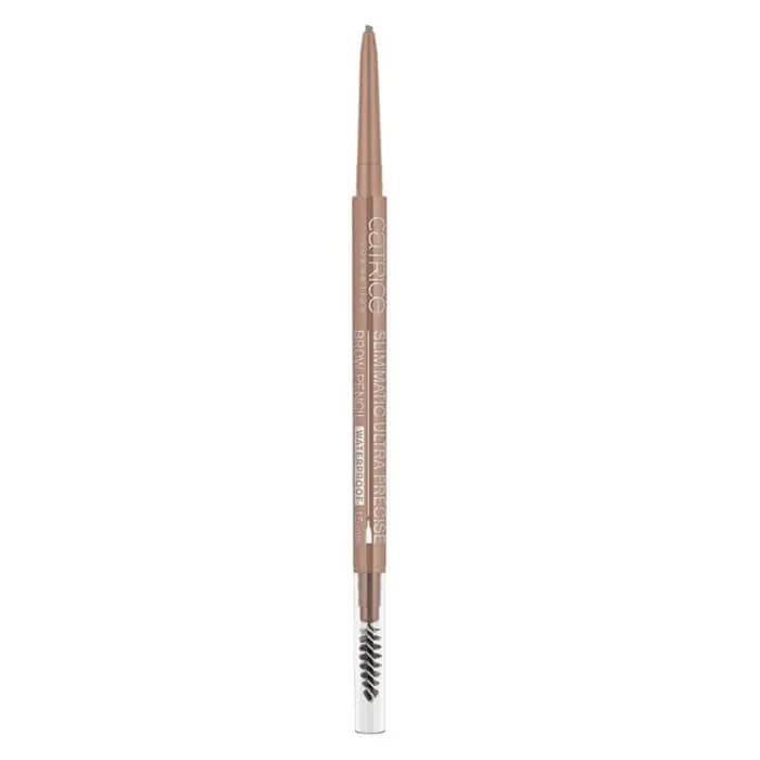 Waterproof Catrice Slim`matic Ultra Precise Brow Pencil in shade 020 Medium, featuring a slim design for natural-looking brows.