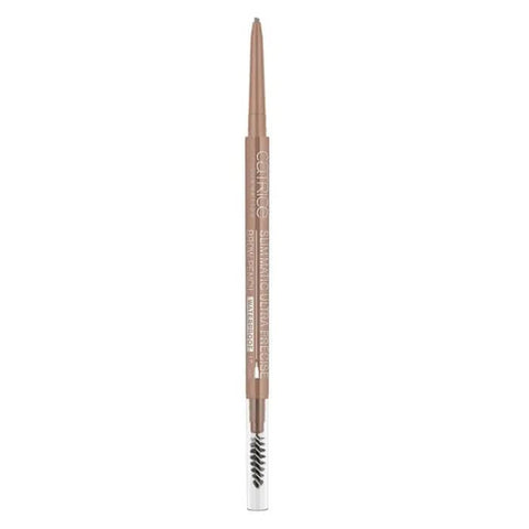 Waterproof Catrice Slim`matic Ultra Precise Brow Pencil in shade 020 Medium, featuring a slim design for natural-looking brows.