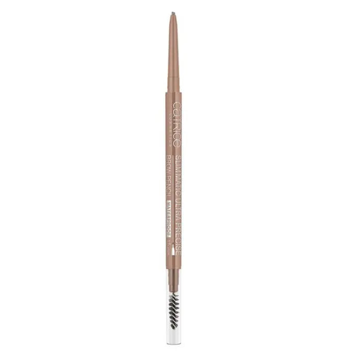 Catrice Slim`matic Ultra Precise Waterproof Brow Pencil in 020 Medium, a sleek brow pencil with precise application in a close-up image.