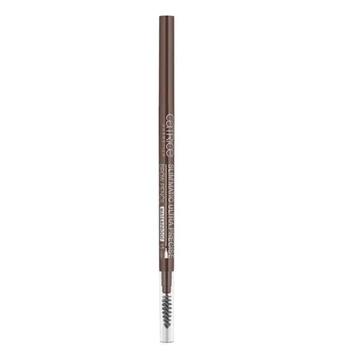 Catrice Slim`matic Ultra Precise Waterproof Brow Pencil in Cool Brown, featuring a sleek design for precise eyebrow shaping.
