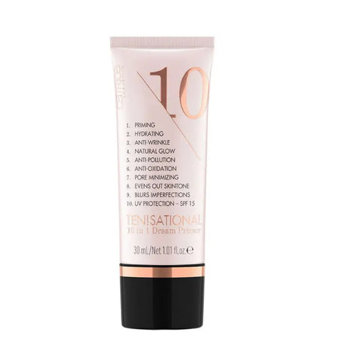 Jag Couture London New York Catrice Ten!santional 10 In 1 Dream Primer 30ml bottle on a white background