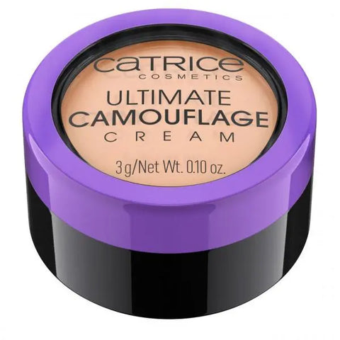 Catrice Ultimate Camouflage Cream Concealer in 010n Ivory by Jag Couture London, showcasing the creamy concealer in a neutral shade.