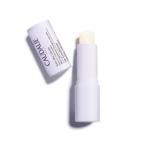 Caudalie Lip Conditioner 4g in a sleek tube, designed to moisturize and protect lips with natural ingredients from Jag Couture London.