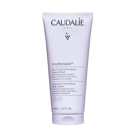 Caudalie Vinotherapist Nourishing Body Care 200ml featuring natural ingredients, in a sleek container, for soft, hydrated skin.