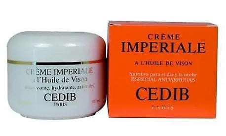 Jag Couture London New York Cedib Paris Cr Crema Imperiale 100 jar with luxurious cream inside.