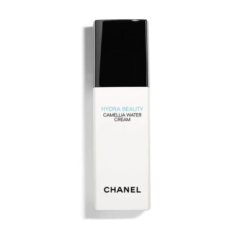 Chanel Hydra Beauty Camellia Water Cream 30ml jar, hydrating skincare product with a sleek design and elegant packaging.