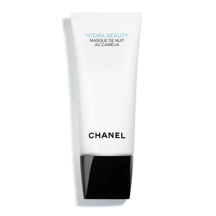 Chanel Hydra Beauty Masque De Nuit Au Camélia in 100ml jar, featuring a luxurious night mask with camellia for radiant skin.