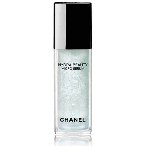 Jag Couture London - New York Chanel Hydra Beauty Micro Serum 30ml bottle with sleek packaging and applicator for radiant skin.