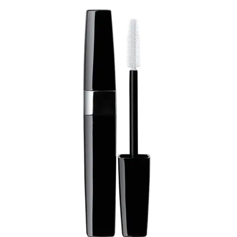 Chanel Inimitable Intense Mascara 10 Noir in 6g, black mascara tube with brand logo, showcasing the product's sleek design.