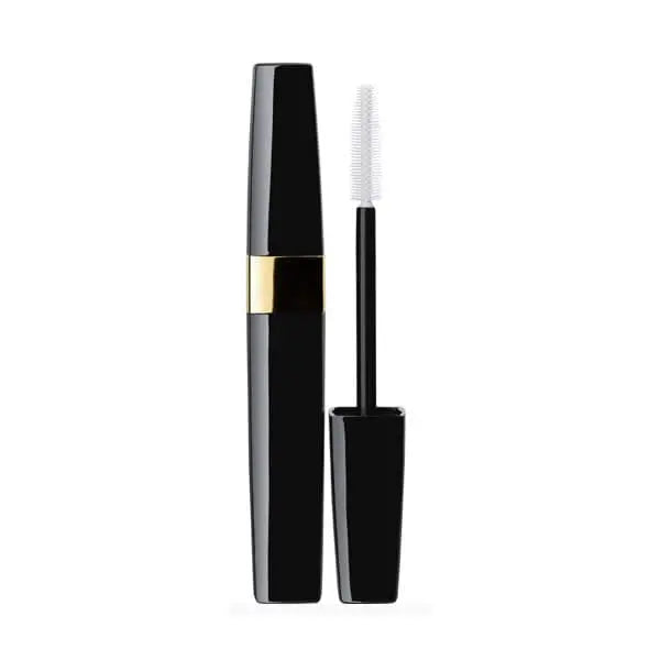 Chanel Inimitable Intense Mascara in shade 20 Brun, black-brown, with a sleek mascara tube and brush displayed on a neutral background.