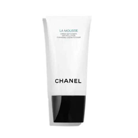 Chanel La Mousse Cleansing Cream-To-Foam in 150ml jar, featuring a luxurious white foam cleanser with elegant packaging.