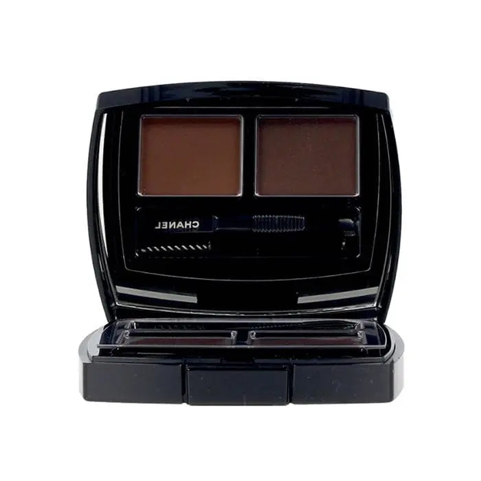 Chanel La Palette Sourcils Duo 02 Medium eyebrow palette with two shades for natural brow shaping and definition.