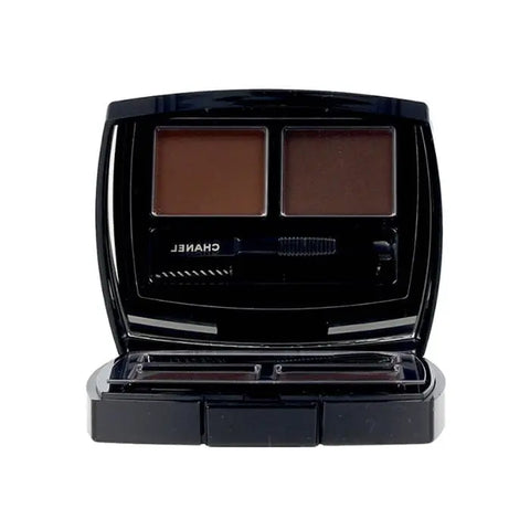 Chanel La Palette Sourcils Duo 02 Medium eyebrow palette with two shades for natural brow shaping and definition.