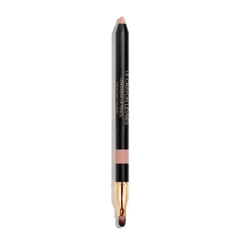Chanel Le Crayon Lèvres Lip Contour Pencil in Peachy Nude, long-lasting lip liner with smooth texture, displayed on a neutral background.