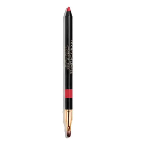 Chanel Le Crayon Lèvres lip contour pencil in shade 174 Rouge Tendre, with a sleek black packaging and product tip visible.