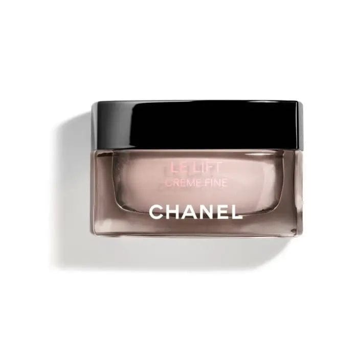 Chanel Le Lift Crème Fine 50ml jar, luxury skincare product with elegant packaging, designed for firming and revitalizing skin.