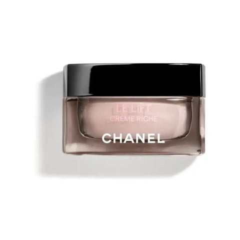 Chanel Le Lift Crème Riche in 50ml jar, luxurious skincare cream with rich texture and elegant packaging.