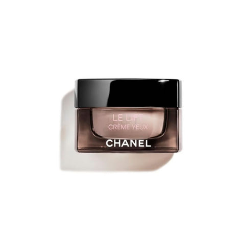 Jag Couture London New York Chanel Le Lift Crème Yeux 15ml jar, luxurious eye cream in sleek container, close-up view