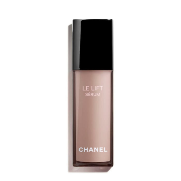 Jag Couture London - New York Chanel Le Lift Serum 30ml bottle, sleek packaging, and applicator for anti-aging skincare.