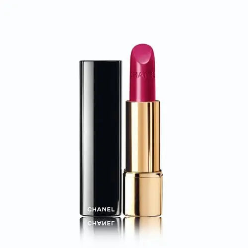 Chanel Rouge Allure Luminous Intense Lip Colour in shade 99 Pirate, featuring a rich, luminous lipstick applied on lips.