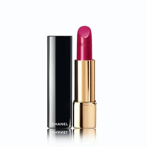 Chanel Rouge Allure Luminous Intense Lip Colour in shade 99 Pirate, featuring a rich, luminous lipstick applied on lips.
