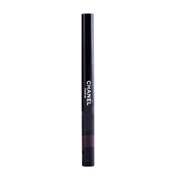 Jag Couture London Rouge Noir eyeshadow and eyeliner pencil by Chanel Stylo Ombre Et Contour Khol 08 in black and red tones